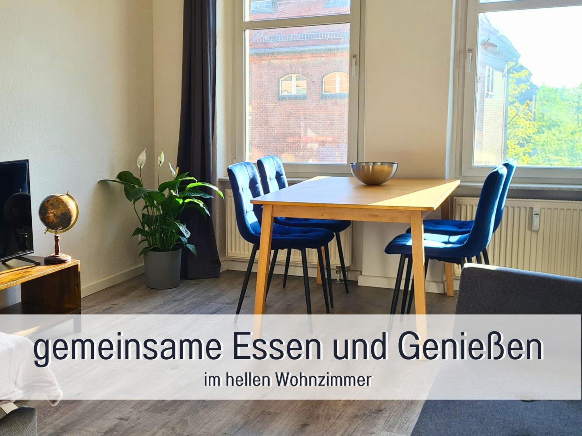 Lichtdurchflutete Moderne Stadtwohnung, Kueche, Waschtrockner, Smarttv Brandenburg  Dış mekan fotoğraf